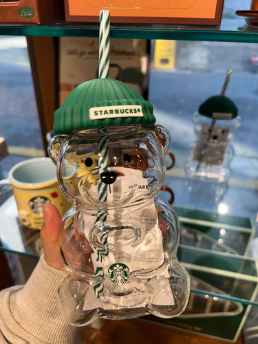 2025 glass starbucks bearista - glass,