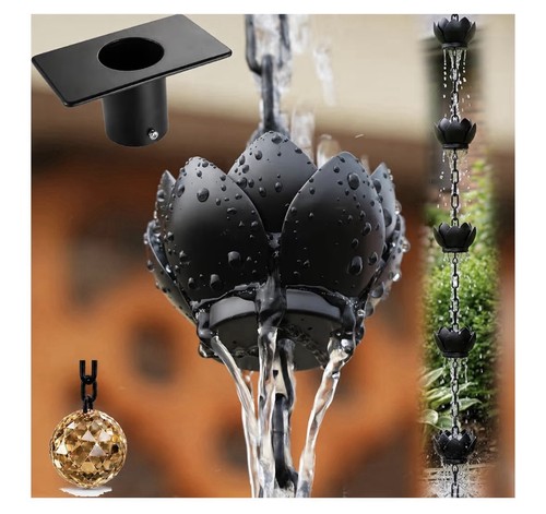 Black lotus rain - black, for