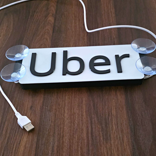 Uber led illuminated - uber,