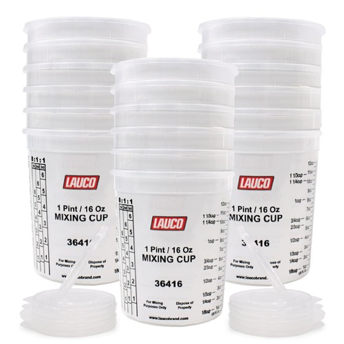 Pack 100 cups and lids - of,