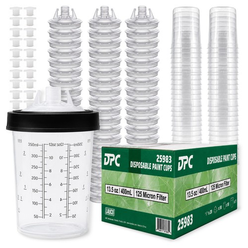 Disposable paint spray - disposable, cups