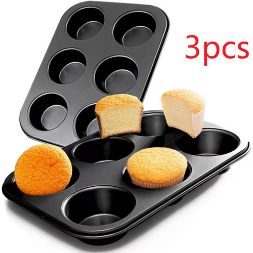 Pcs pack cups cake muffin - 3, 6-cups