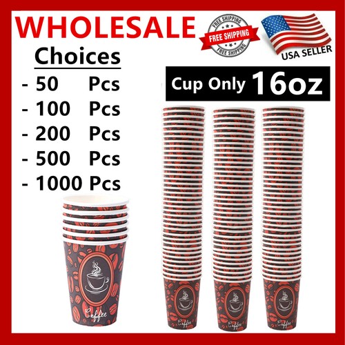 16oz disposable paper - disposable, cups