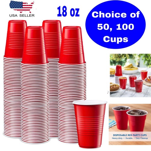 Red cups party - red,