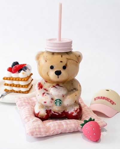 Starbucks pink bearista - 🐻,