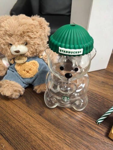 Starbucks bearista glass cup - glass,
