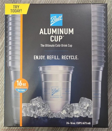 Ball aluminum cup - ball,