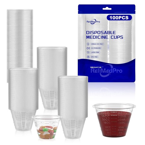 Disposable medicine cups - medicine,
