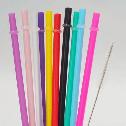 10pcs long reusable plastic - 10pcs,