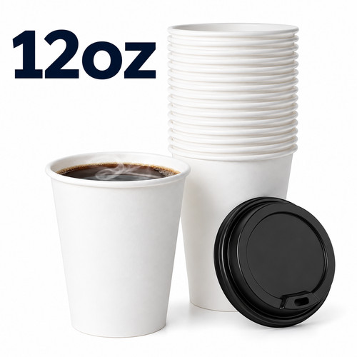 Paper hot cups with - hot,