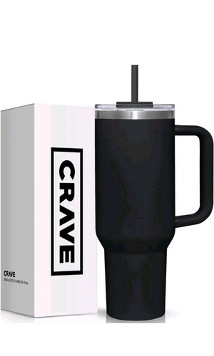 Crave insulated tumbler mug - crave,