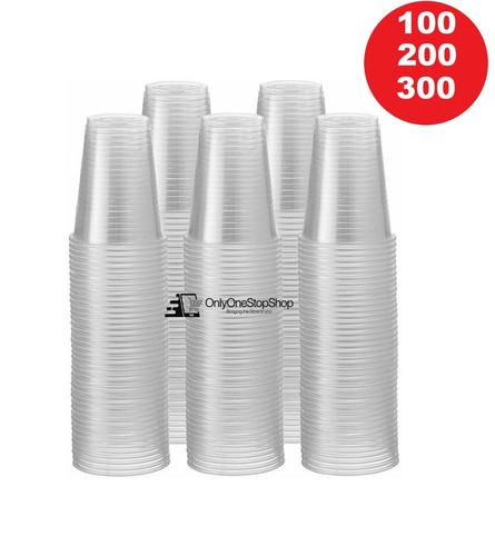 Clear disposable plastic - 7,