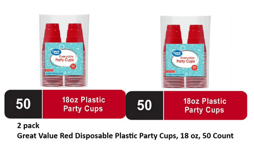 Great value red disposable - great,