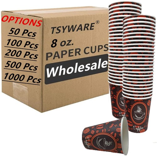 8oz disposable paper cups - 8oz,